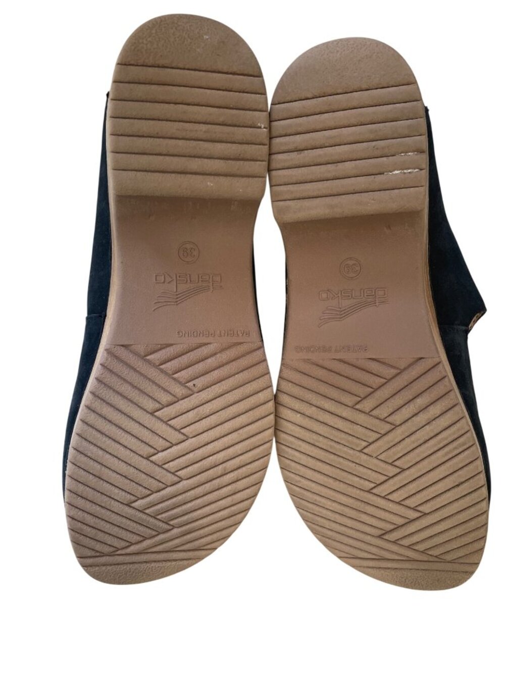 Dansko Britney Mary Jane Style Black Nubuck Leather Clogs Size EU 39 8.5 - Picture 8 of 11
